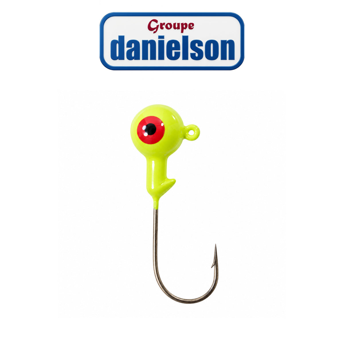 Danielson Painted Lead Jig Head with Corrosion-Resistant Hook