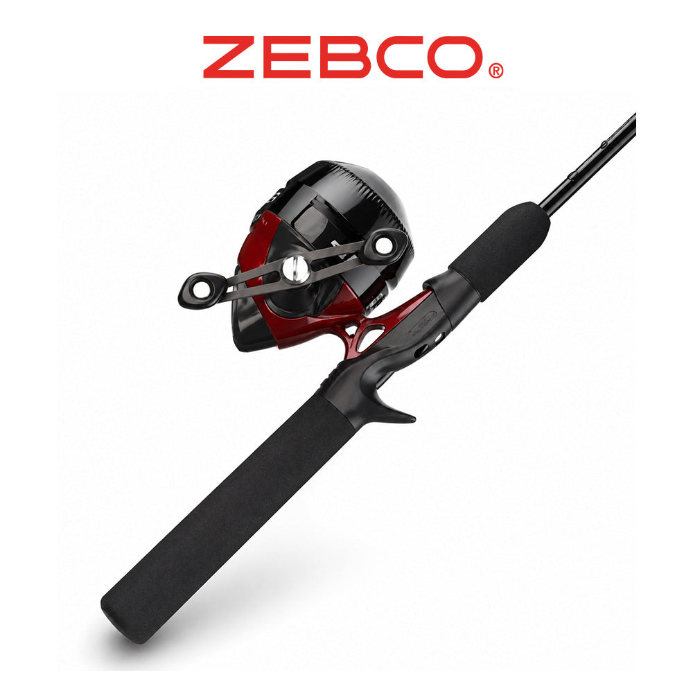 Zebco Slingshot 202 Spincast Combo – Red
