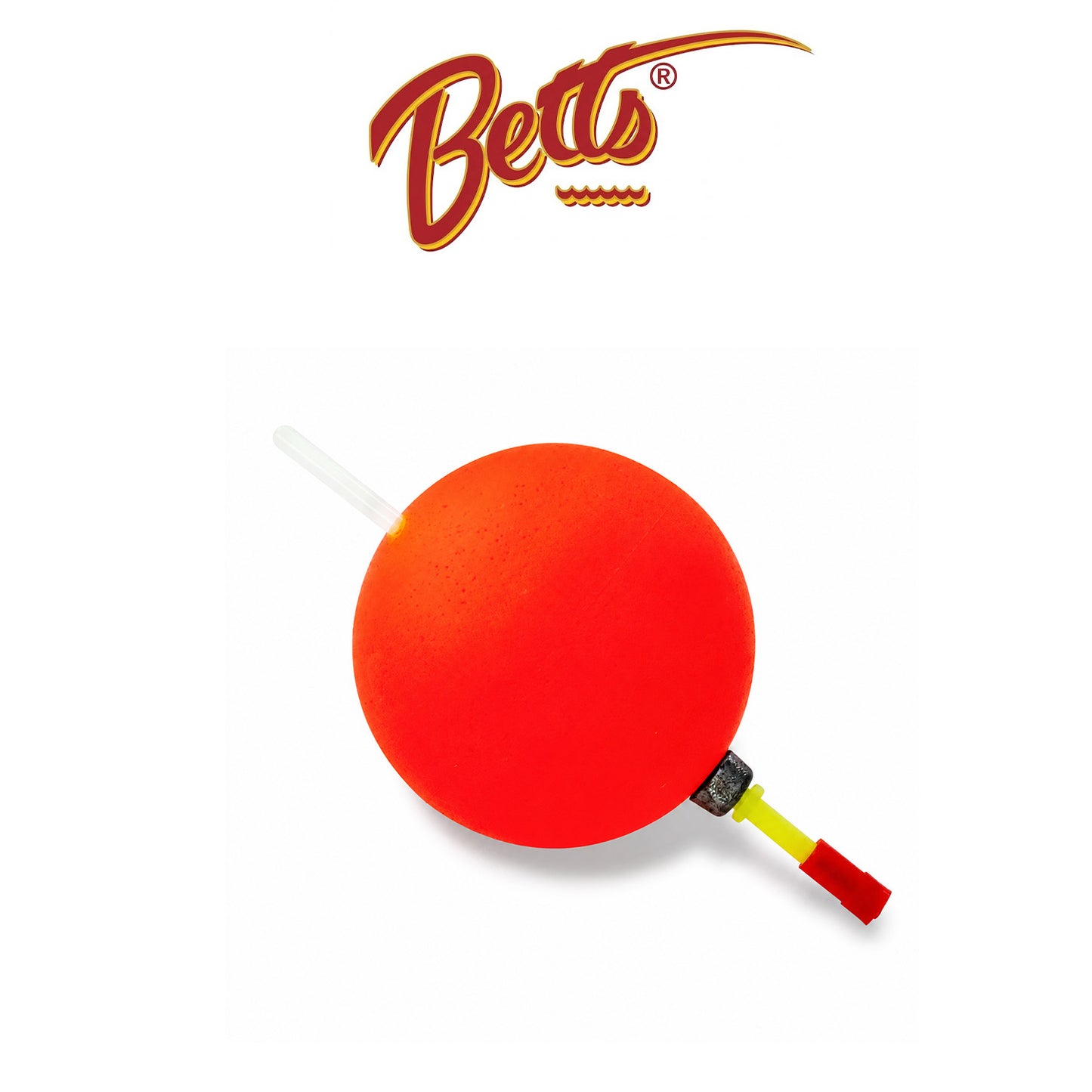 Catfish Fanatic Lighted Flo Glo Bobber 3" Round Red 1 Pack
