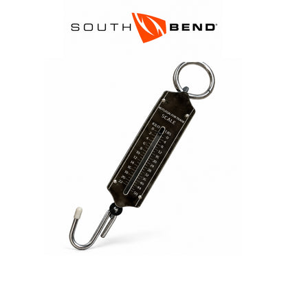 South Bend 50lb Heavy-Duty Spring Fishing Scale for Accurate Fish Weight Measurement