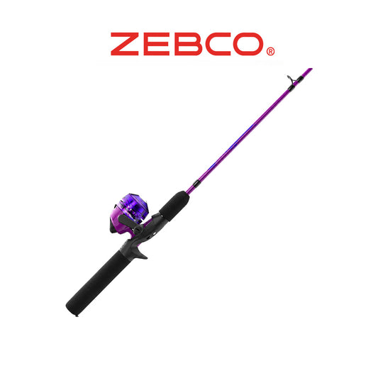 Zebco Splash Jr 4' Spinning Combo – Kids Fishing Rod and Reel