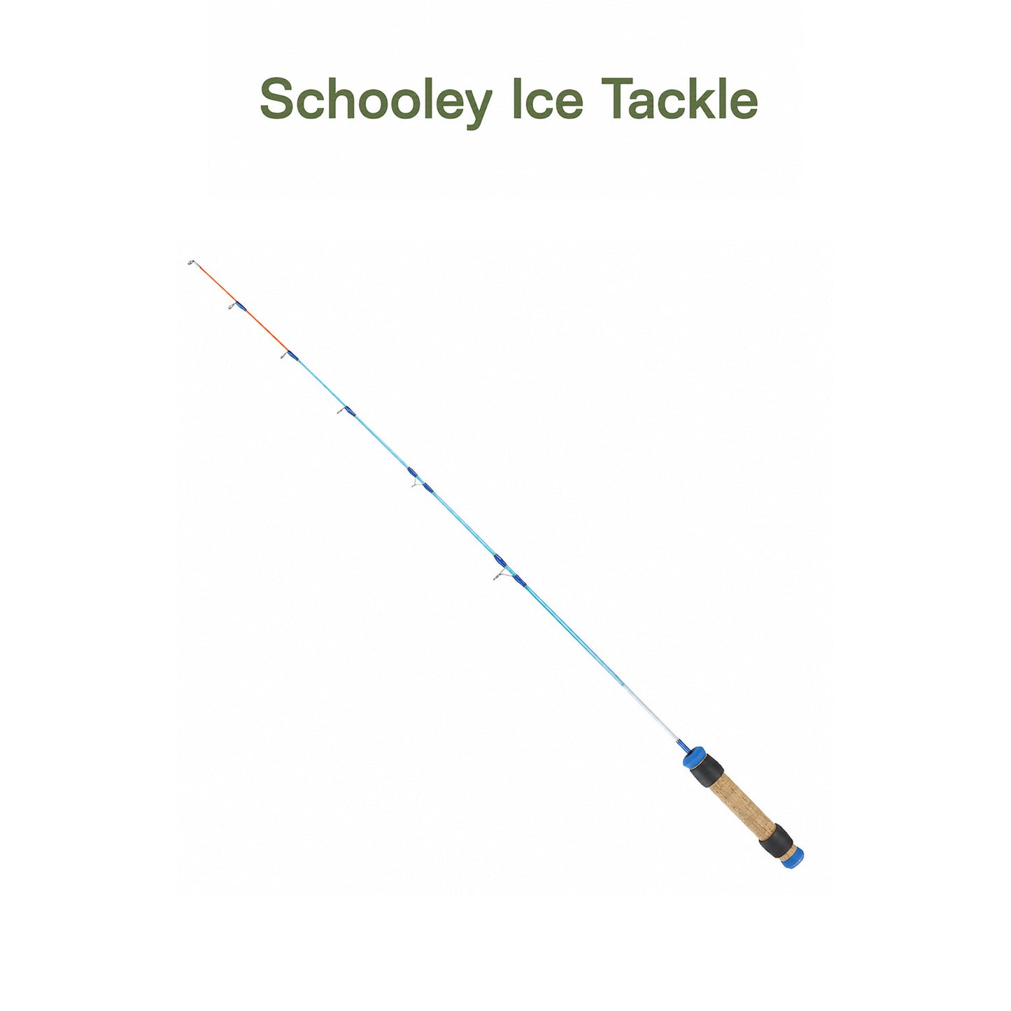 Schooley’s Arctic Blue Ice Fishing Rod