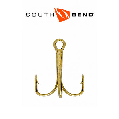 South Bend Bronze Treble Hooks 4/Pack