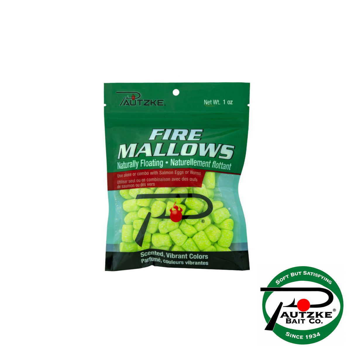Pautzke Fire Mallows Floating Trout Bait 1 oz.