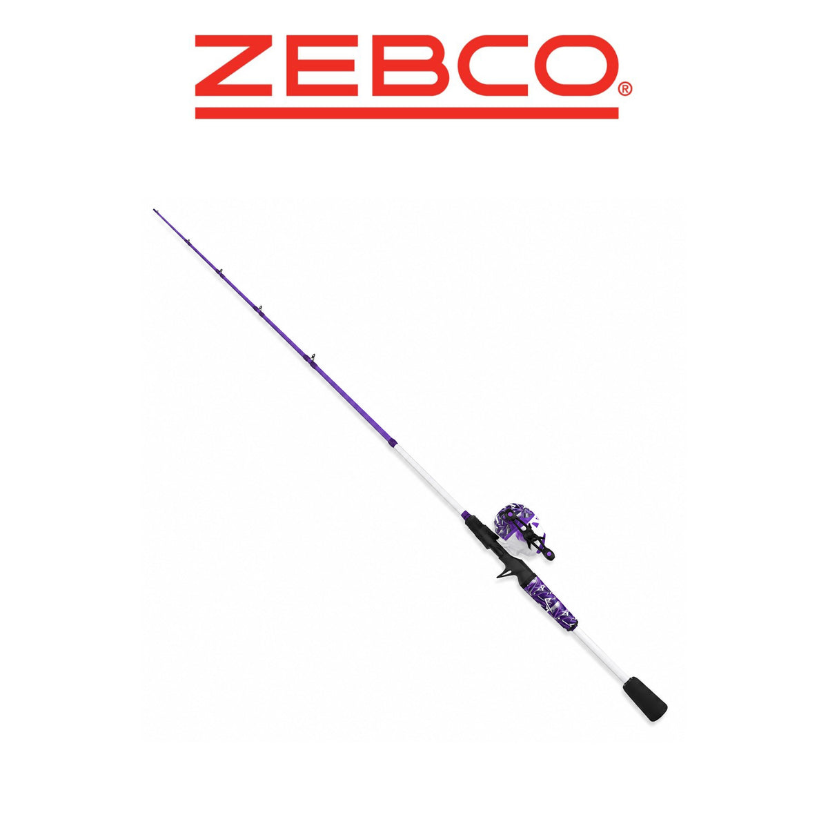 Zebco Roam Prism Purple 6'0" Medium Spincast Rod & Reel Combo