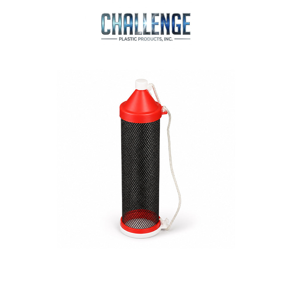 Challenge Plastics 6" Bait Cage – Red