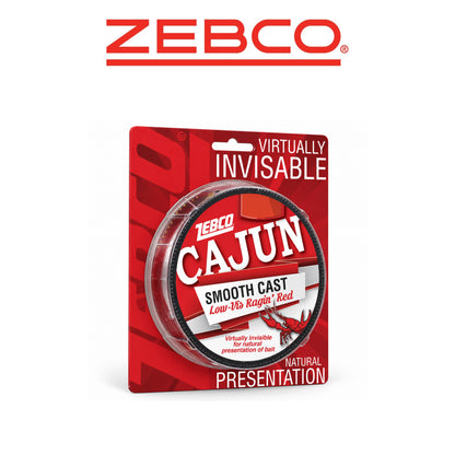 Zebco Cajun Low-Vis Red 4 lb Fishing Line – 330 Yards
