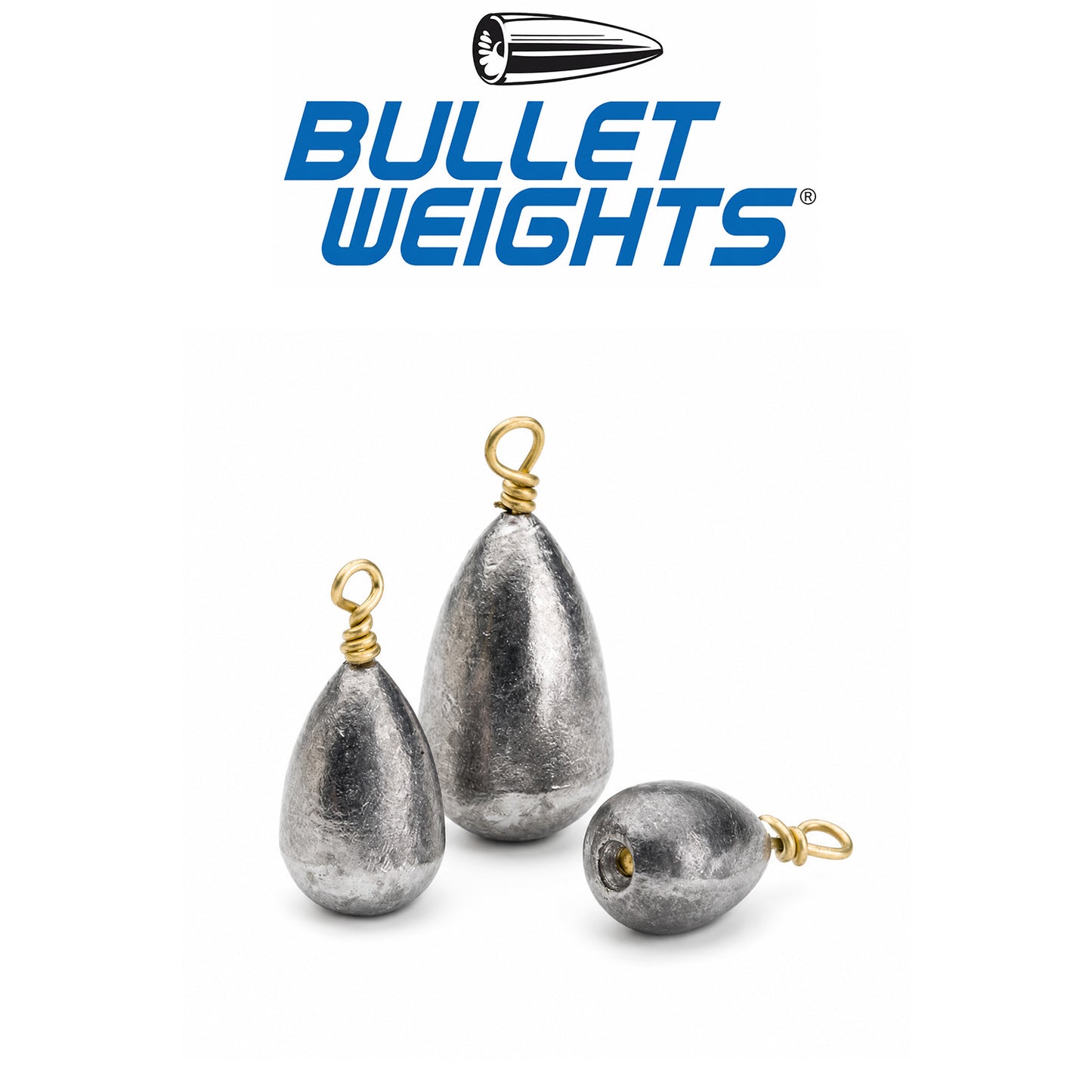 Bullet Weight Bass Casting Fishing Sinkers – Bulk Bag, 1–3 oz