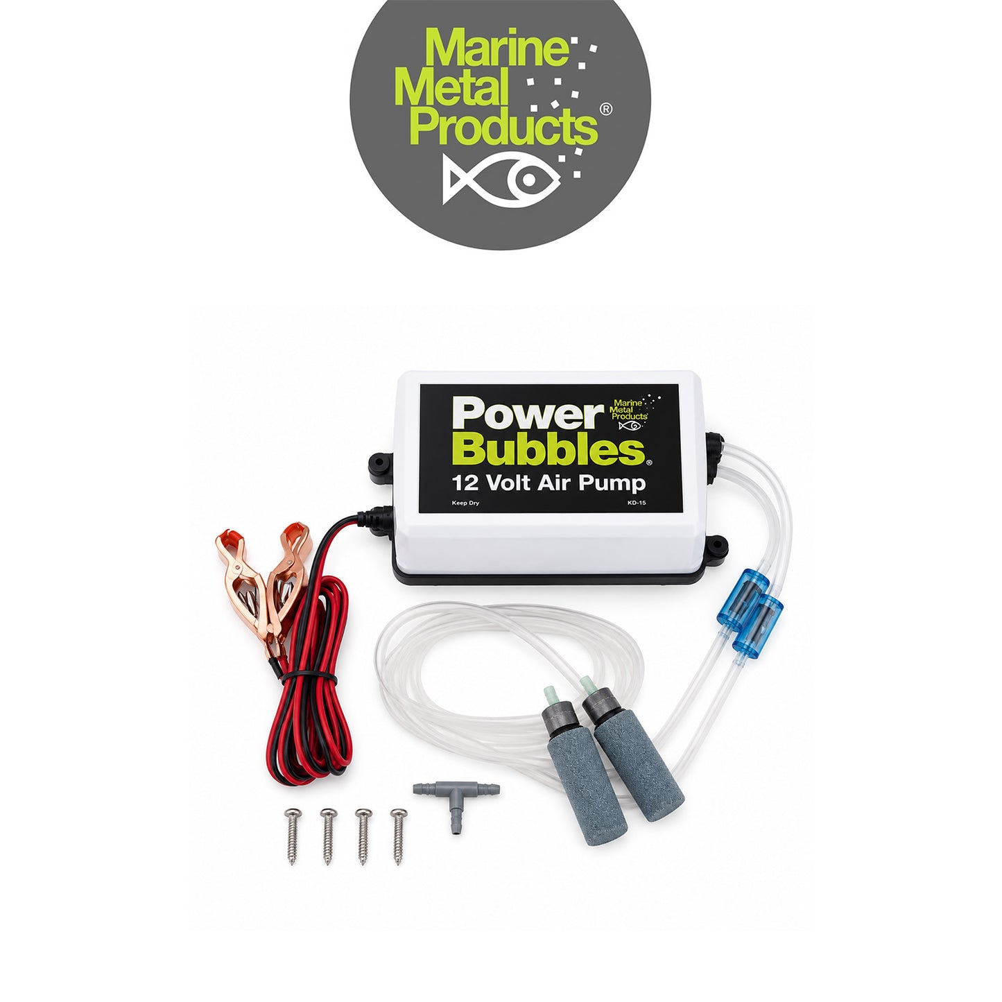Marine Metal Power Bubbles Aerator – Delivers 10% More Oxygen Flow