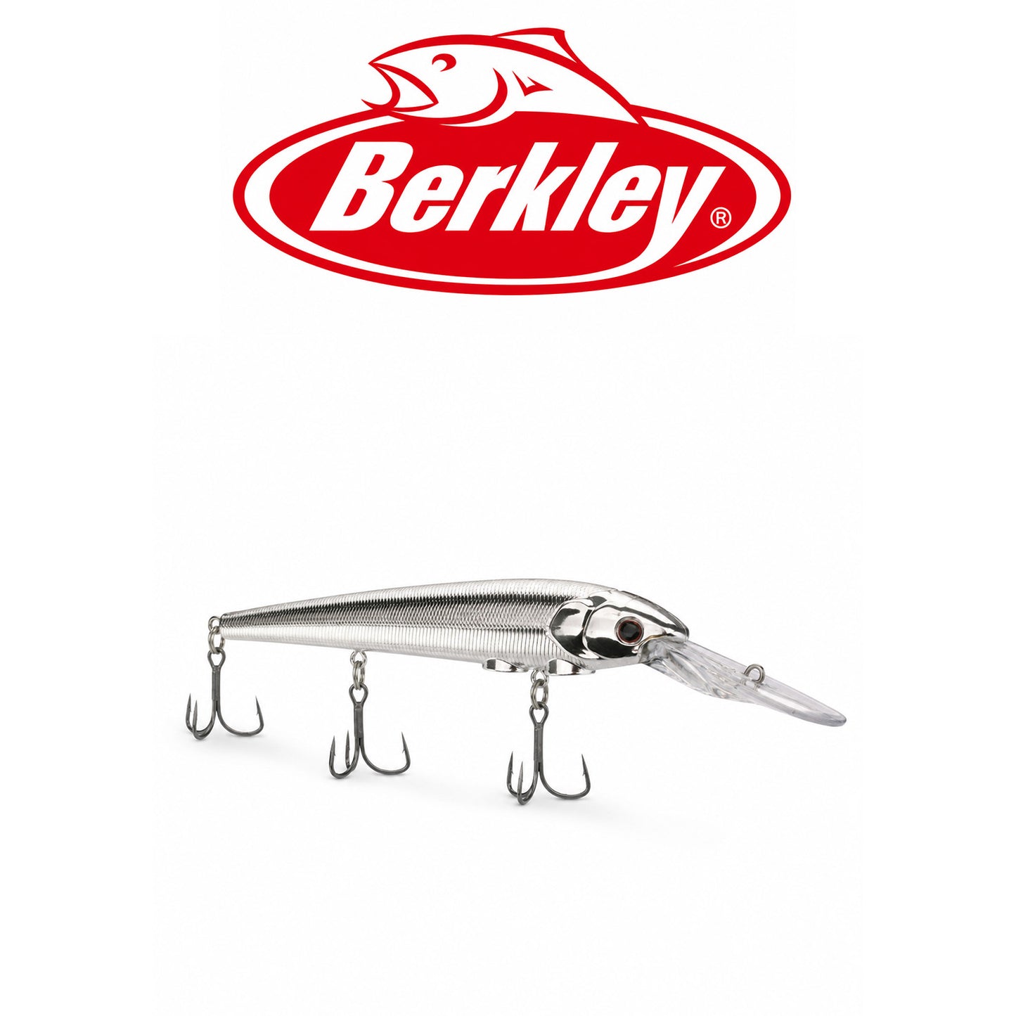 Berkley Deep Hit Stick Chrome Deep-Diving Fishing Lure