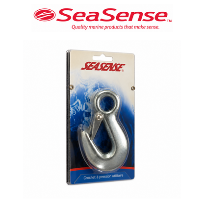 Heavy-Duty 4" Snap Hook – Durable Quick-Connect Utility Hook
