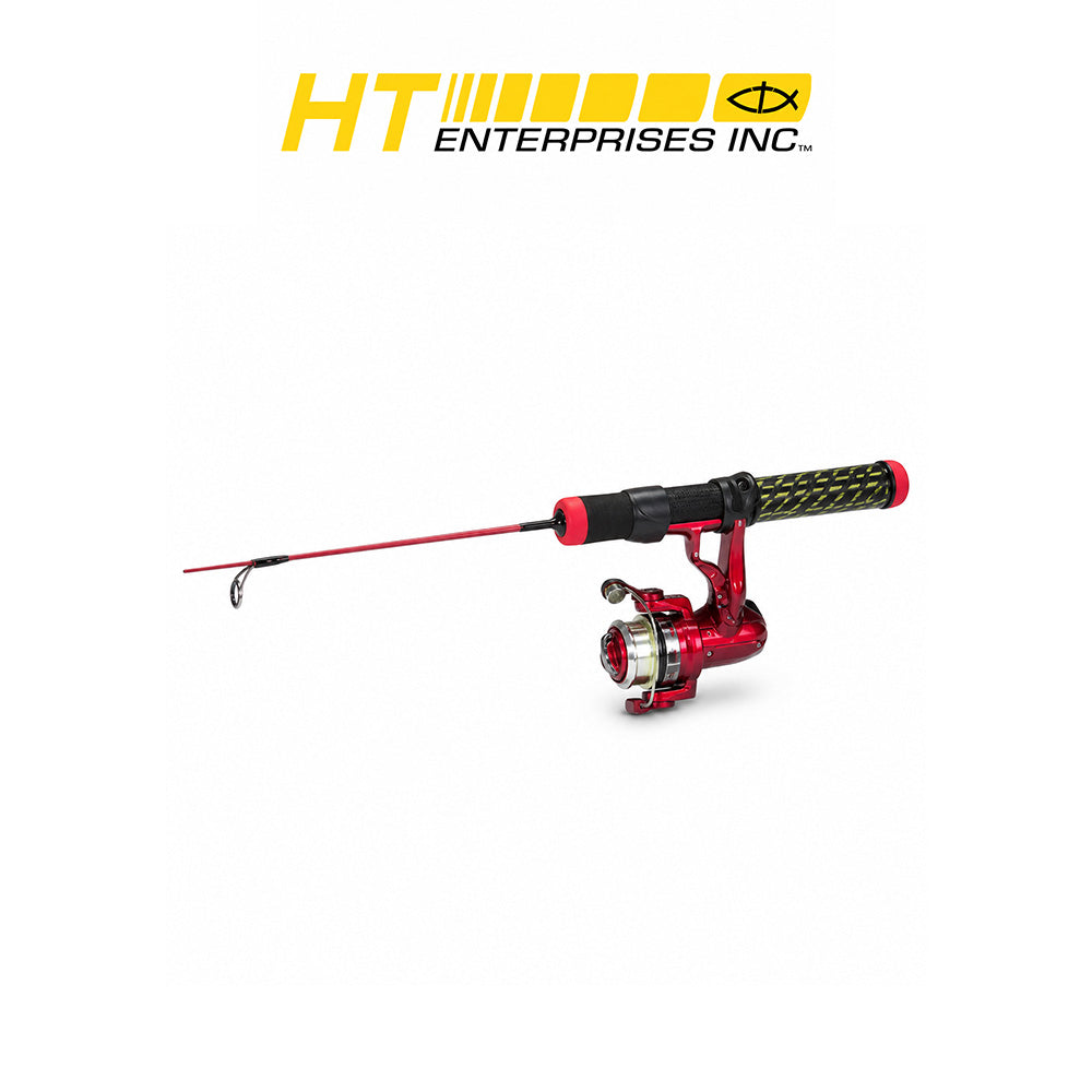 HT Red Hot 24" Ultra Light Spinning Combo with OPT-101R Reel, 1BB and Line