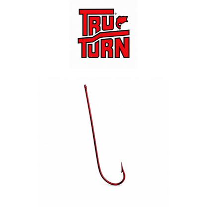 Tru Turn Ultra Sharp X-Long Panfish Cricket Hook Blood Red – Size 4, 6, 8