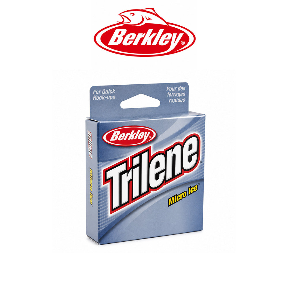 Berkley Trilene Micro Ice Fishing Line – Clear Steel, 6lb Test