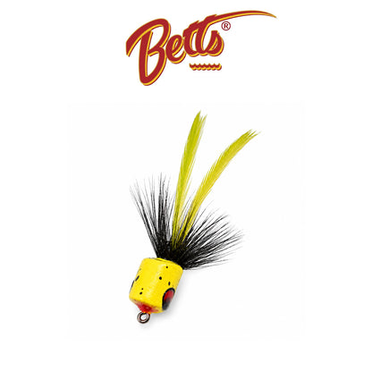 Betts Fat Gnat Size 12 Yellow Fishing Fly