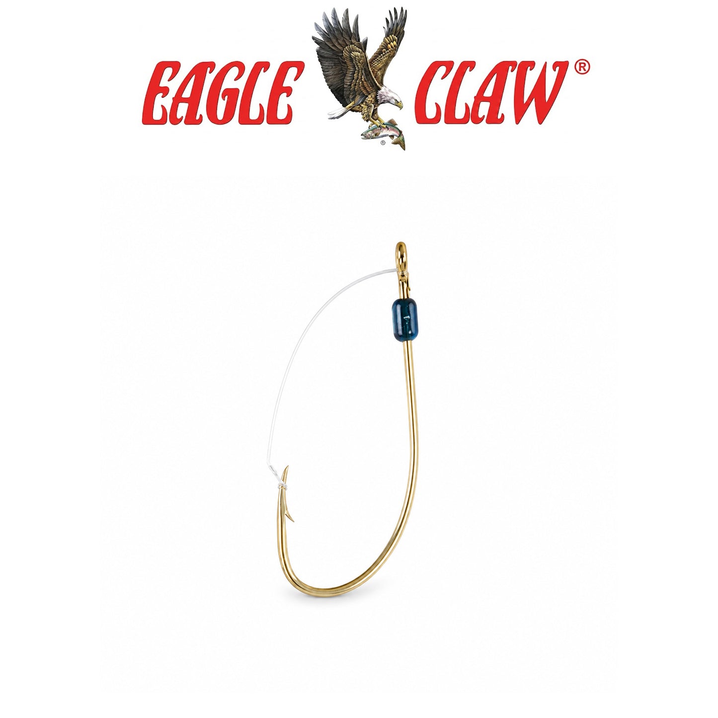 Eagle Claw Weedless Baitholder Non-Offset Fishing Hooks – 5 Pack