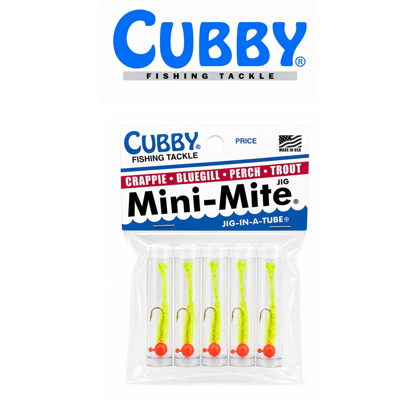 Cubby Mini-Mite Jig in a Tube 5pk 1/32 oz