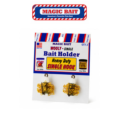 Magic Bait Wooly Single Hook with Wooly Body - Assorted Colors