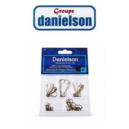 Danielson 60-Piece Assorted Panfish Hook Set