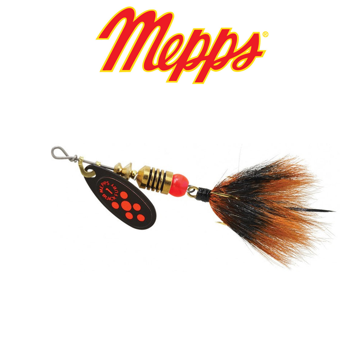 Mepps Black Fury Treble Spinner Lure