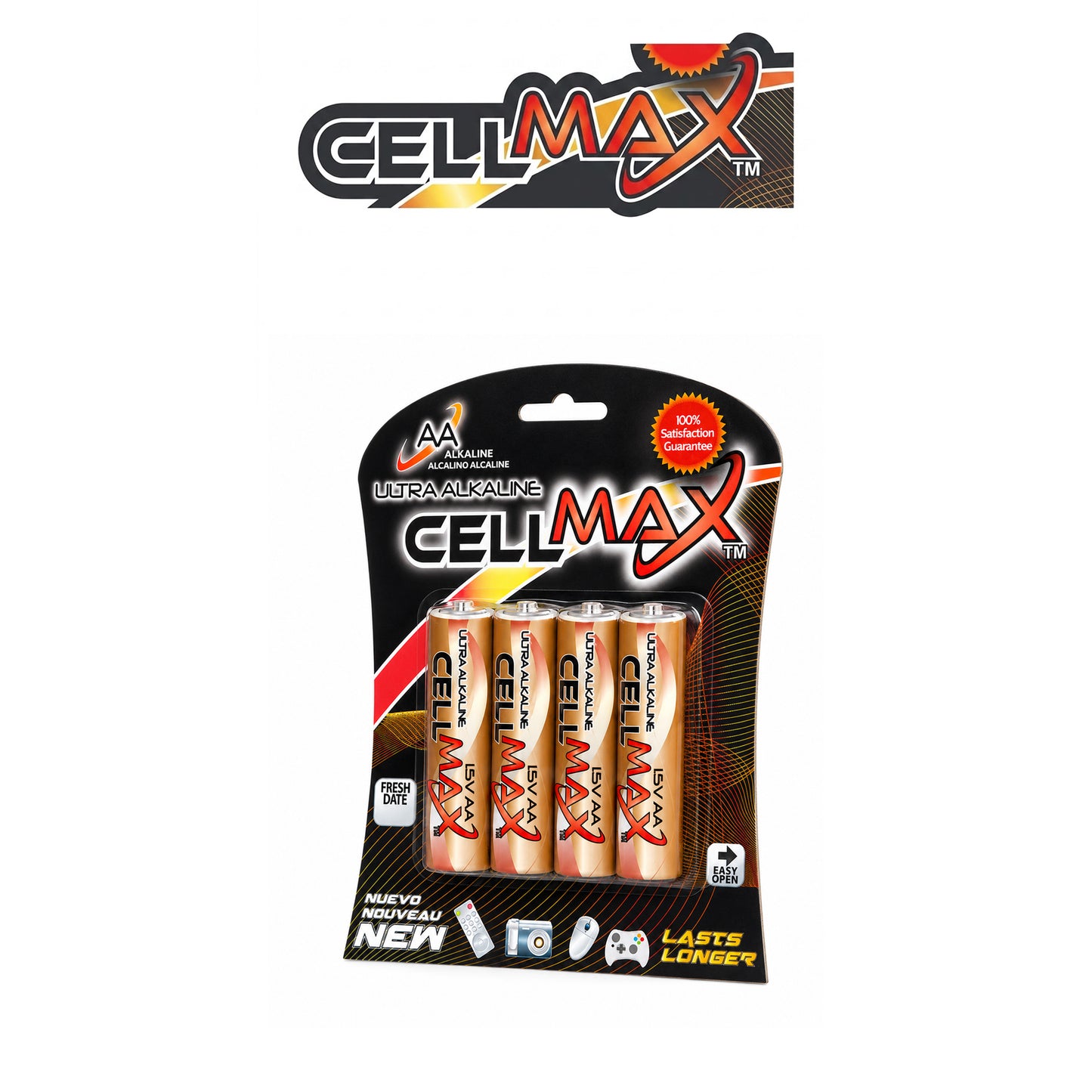Cellmax AA Alkaline Batteries  Carded