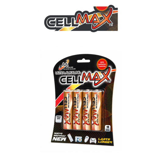 Cellmax AA Alkaline Batteries  Carded