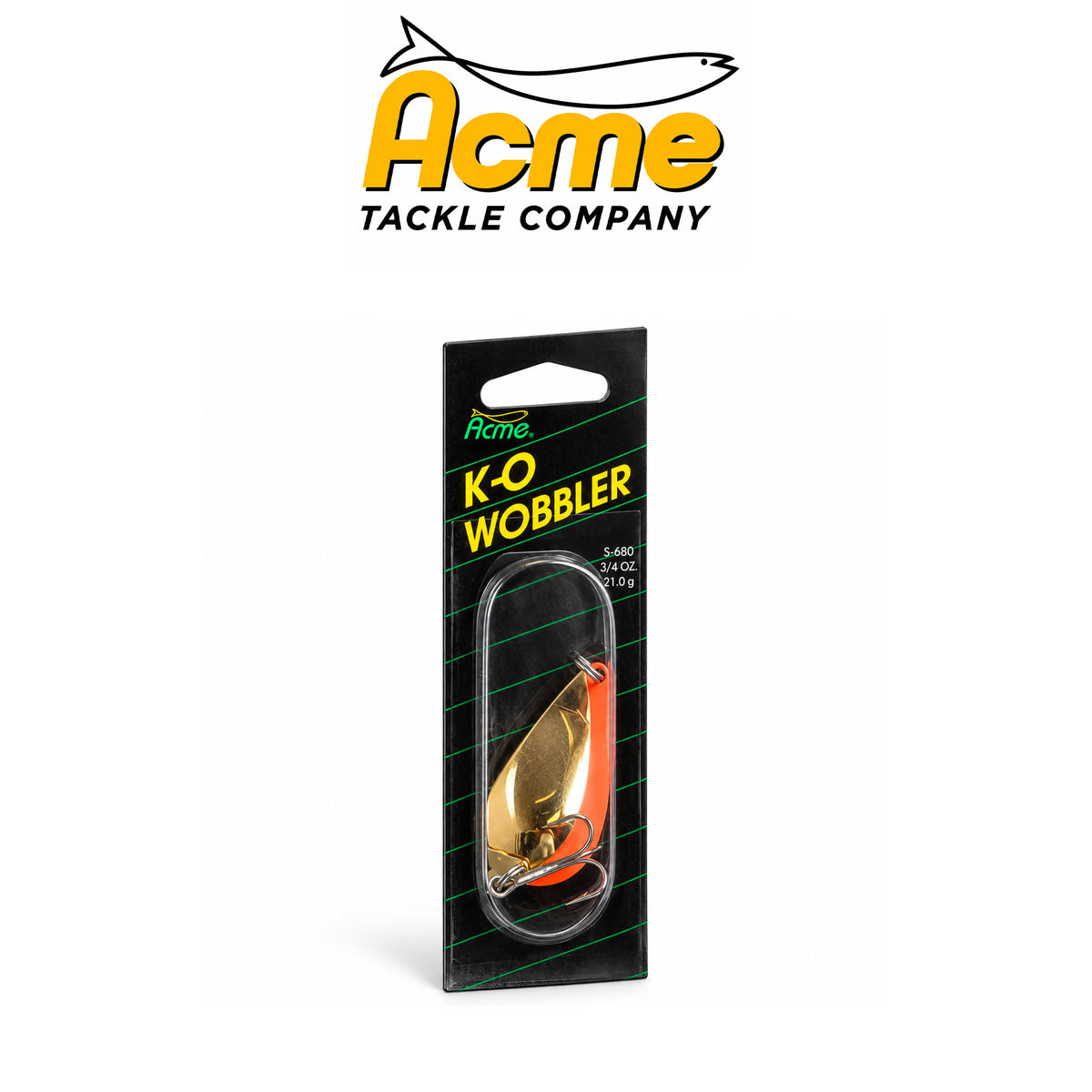 Acme Tackle KO Wobbler 3/4 oz Fishing Spoon Lure