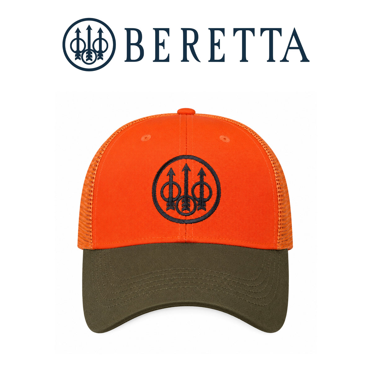 Beretta Blaze Orange Open Stock Mesh Back Cap