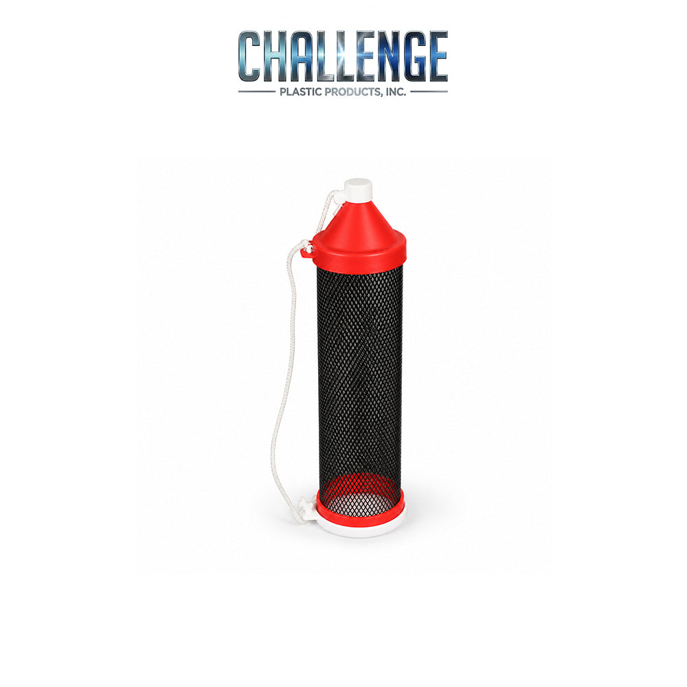 Challenge Plastics 6" Bait Cage – Red