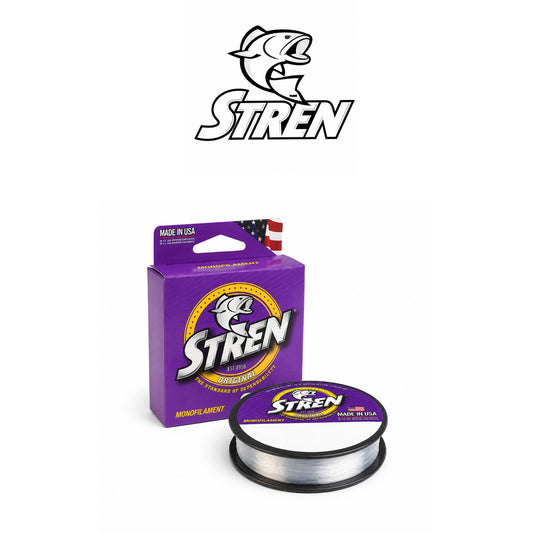 Stren Clear/Blue Fluorescent Monofilament Fishing Line 330yd
