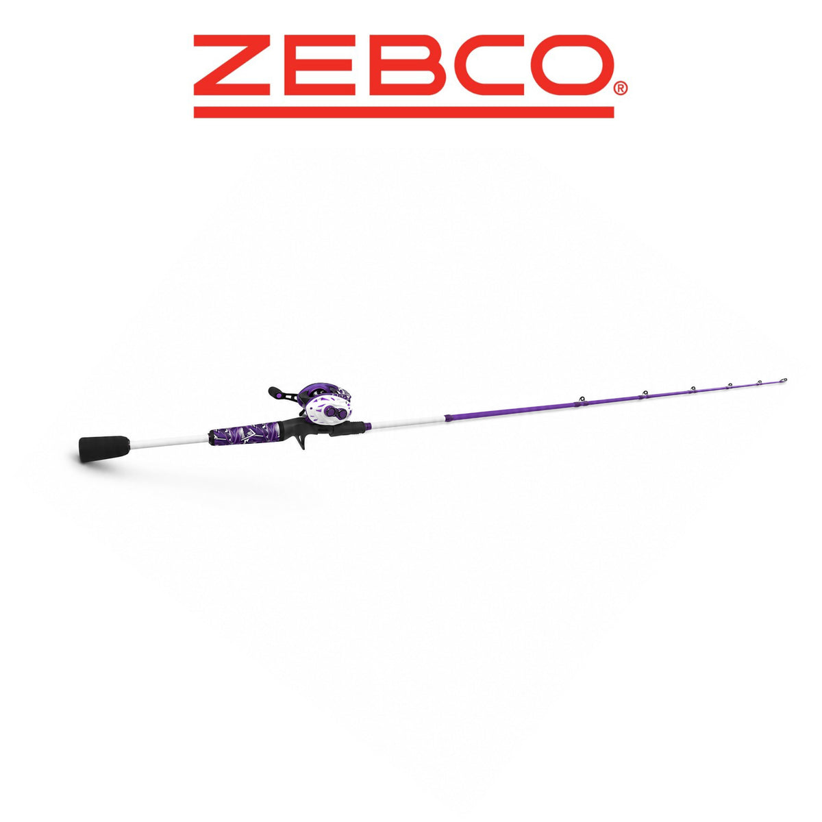 Zebco Roam Prism Purple 6'0" Medium Spincast Rod & Reel Combo