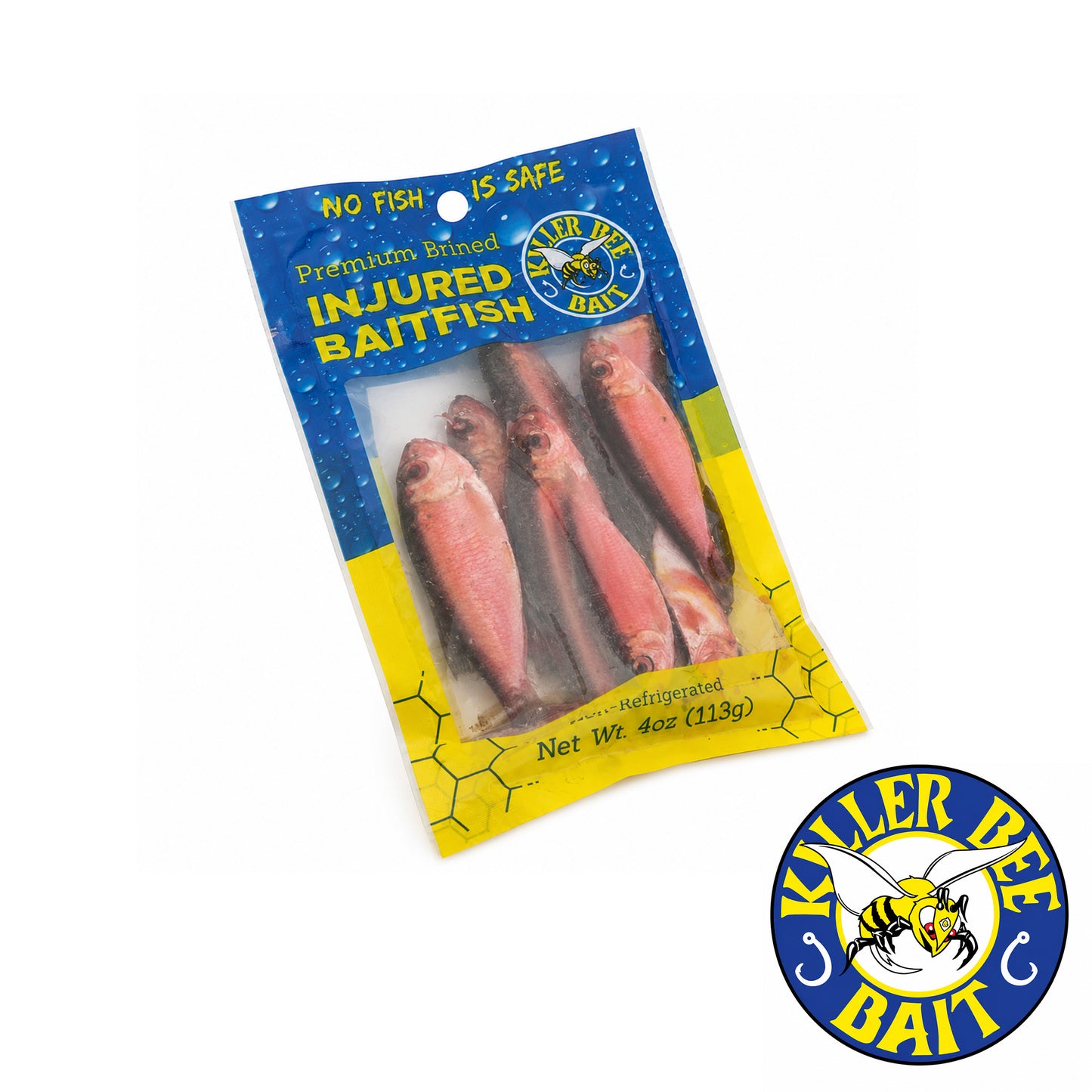 Killer Bee Injured Baitfish Red Lifelike Fishing Lure