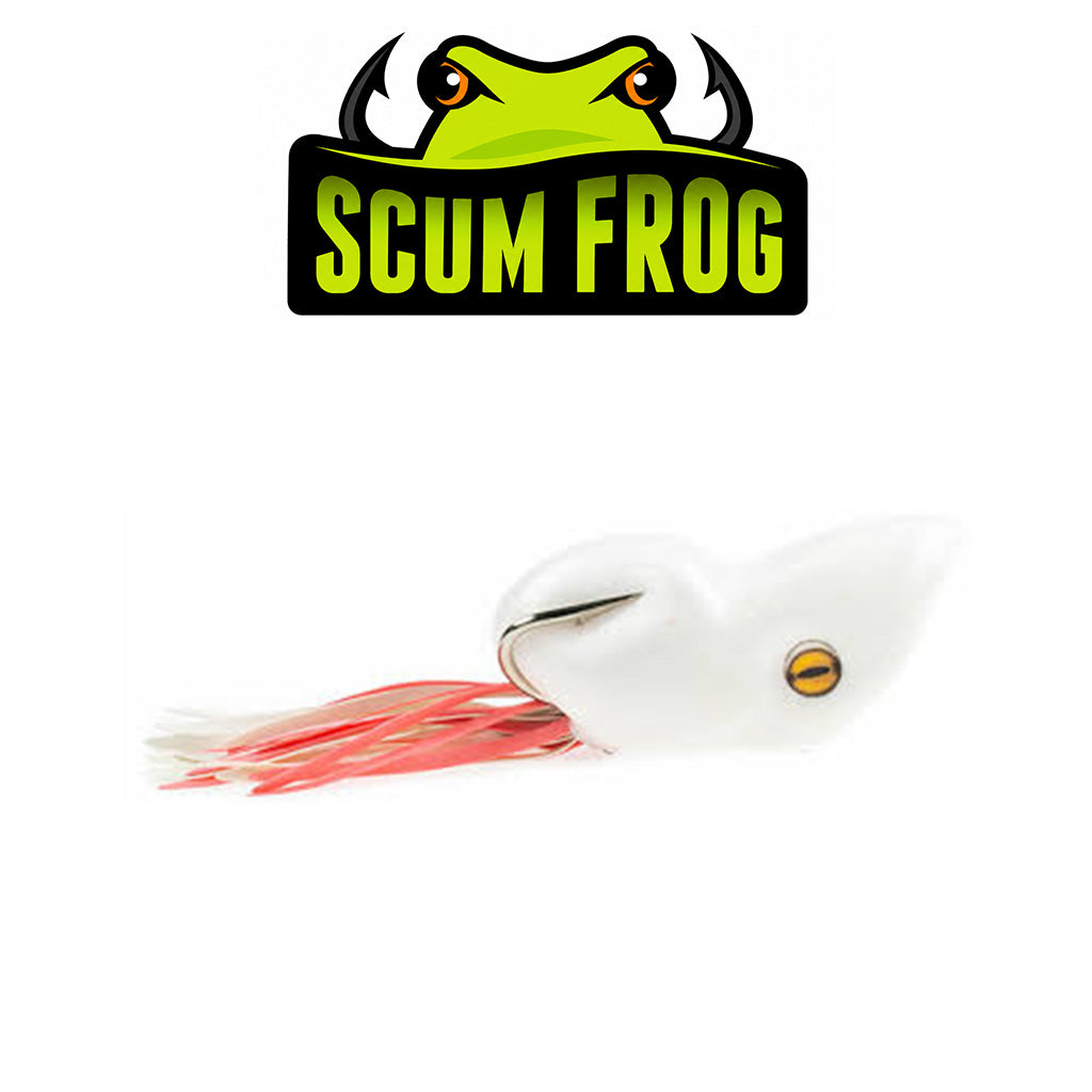 Scum Frog Fishing Popper Lure Bait with Treble Hooks