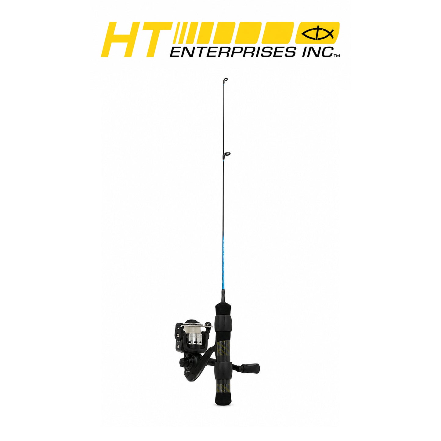 HT Hardwater 24" Ultra-Light Ice Fishing Rod & Reel Combo HWS-24ULSC