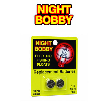 Night Bobby Replacement Batteries for Lighted Fishing Bobbers