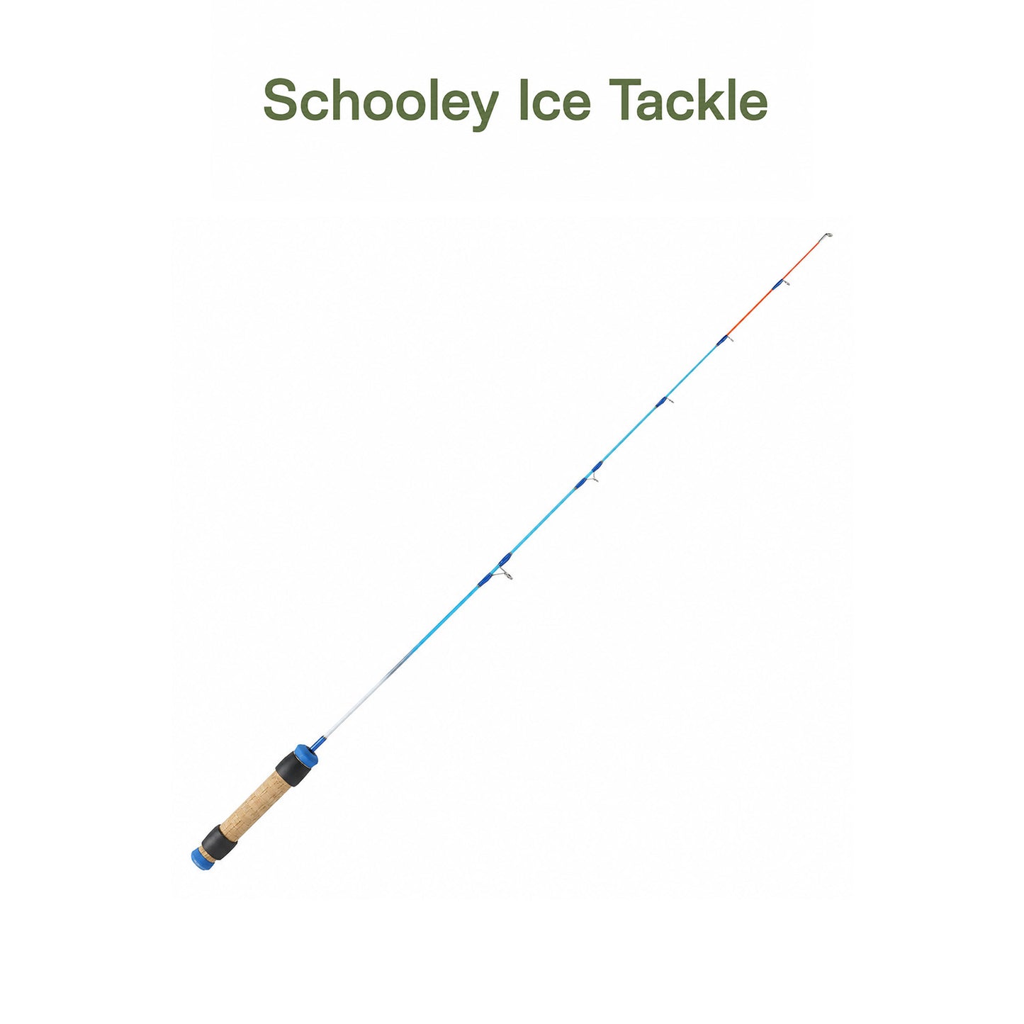 Schooley’s Arctic Blue Ice Fishing Rod