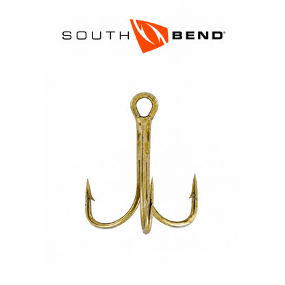South Bend Bronze Treble Hooks 4/Pack