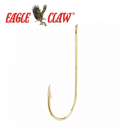 Eagle Claw Gold Fishing Hooks 100 Count Box