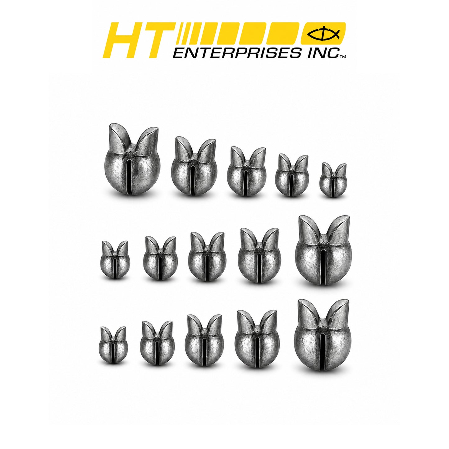 HT Micro Split Shot Sinker Fry Pan 200 Piece Assorted