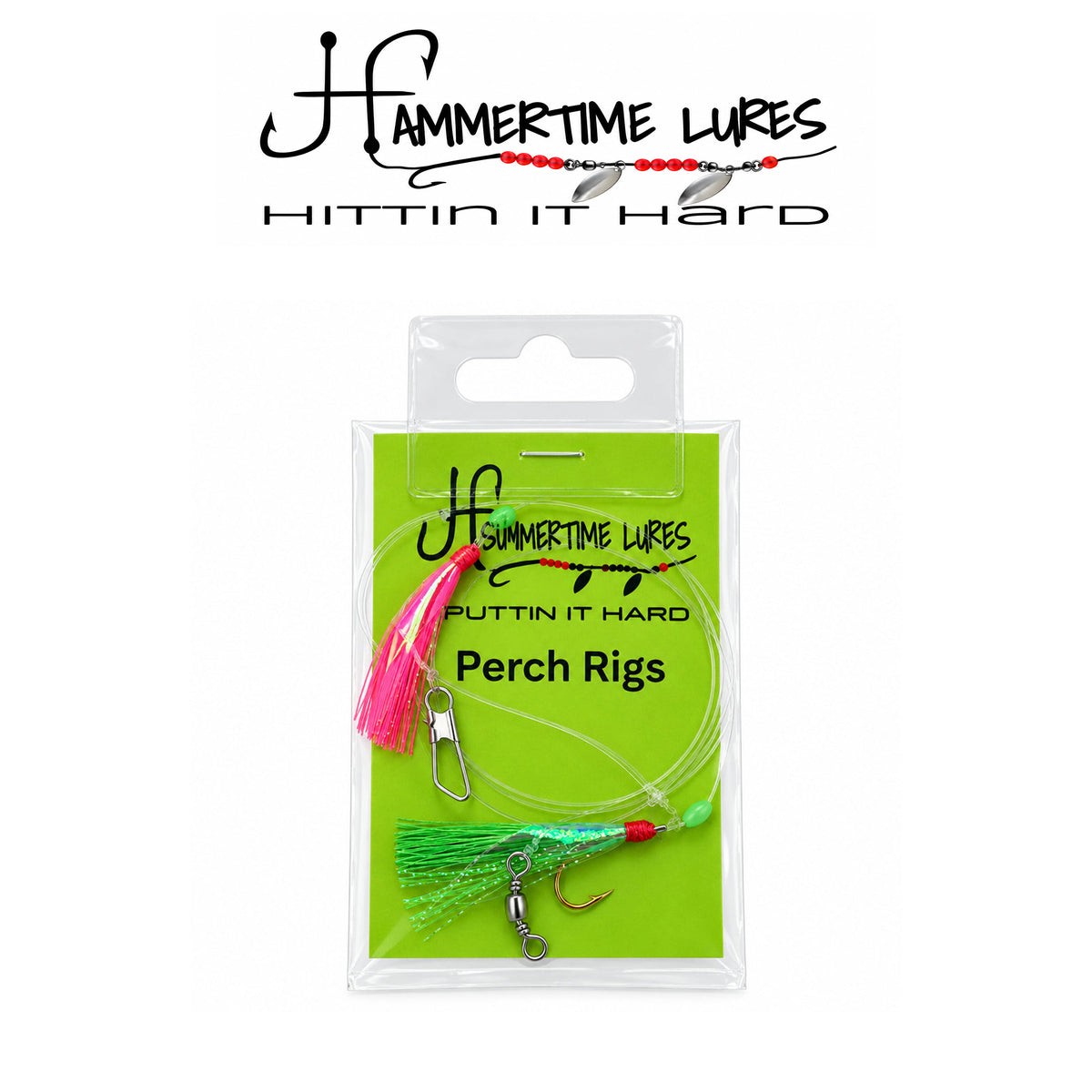 Hammertime Lures Perch Fly Rigs