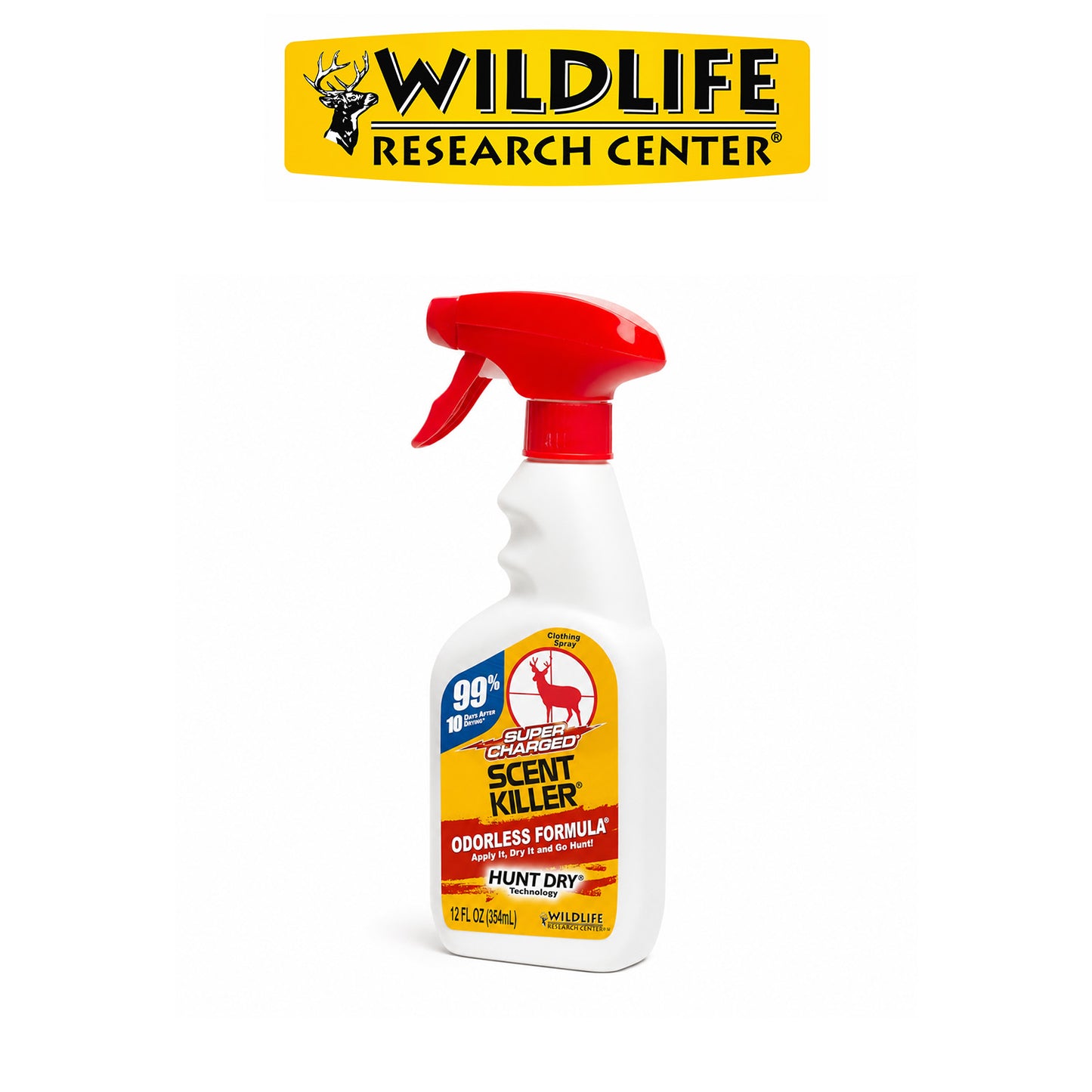 Wildlife Research Scent Killer Super Charged 12 fl oz Long-Lasting Hunting Scent Eliminator Spray