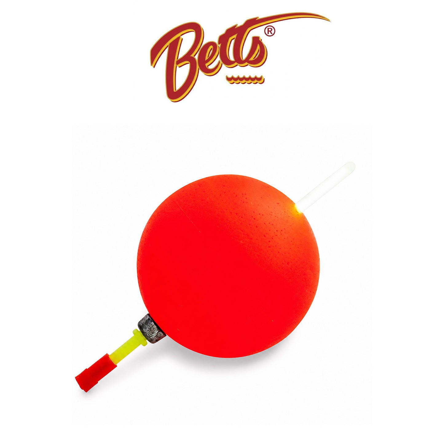 Catfish Fanatic Lighted Flo Glo Bobber 3" Round Red 1 Pack