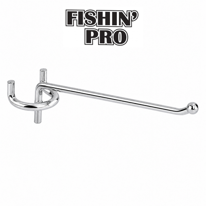 Fishin' Pro Peg Board Hooks – 20 Piece Pack