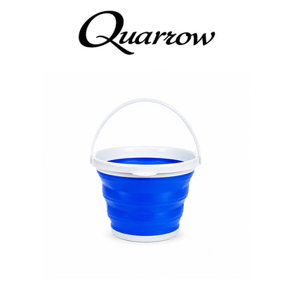 Quarrow Durable Plastic Collapsible Fishing Bucket