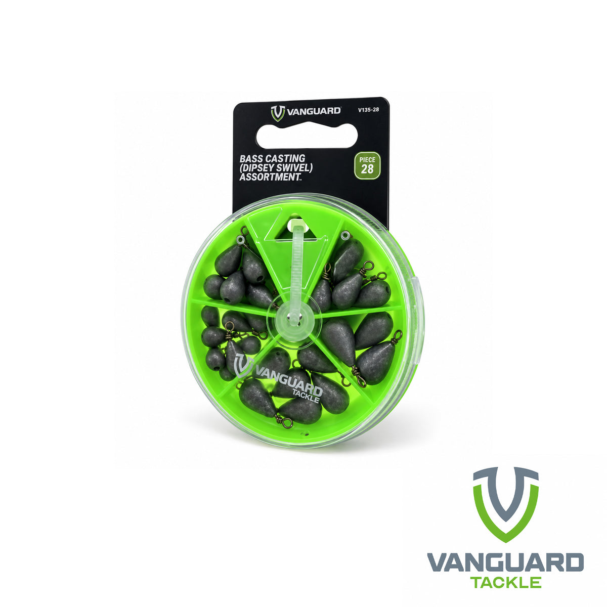 Vanguard V150-FP Premium Bass Casting Lead Weight & Sinker Assortment