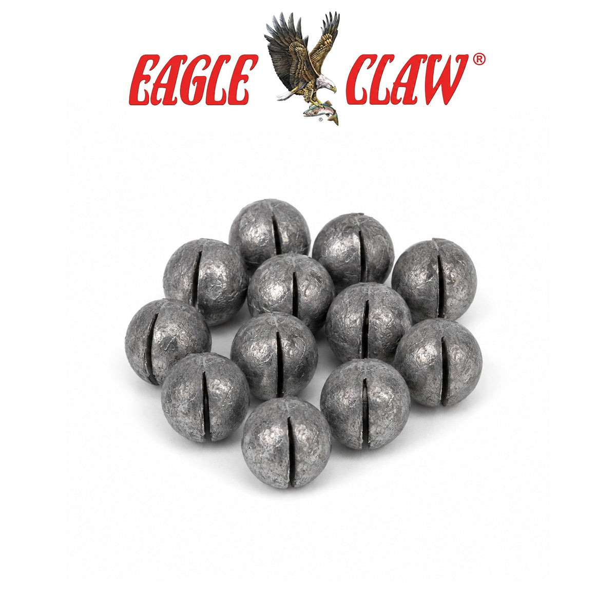 Eagle Claw BB Round Split Shot Sinkers – Reusable Micro Fishing Weights