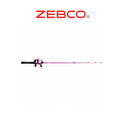Zebco 33 Lady 6' Spincast Fishing Combo – 2-Piece Rod with 10lb Line