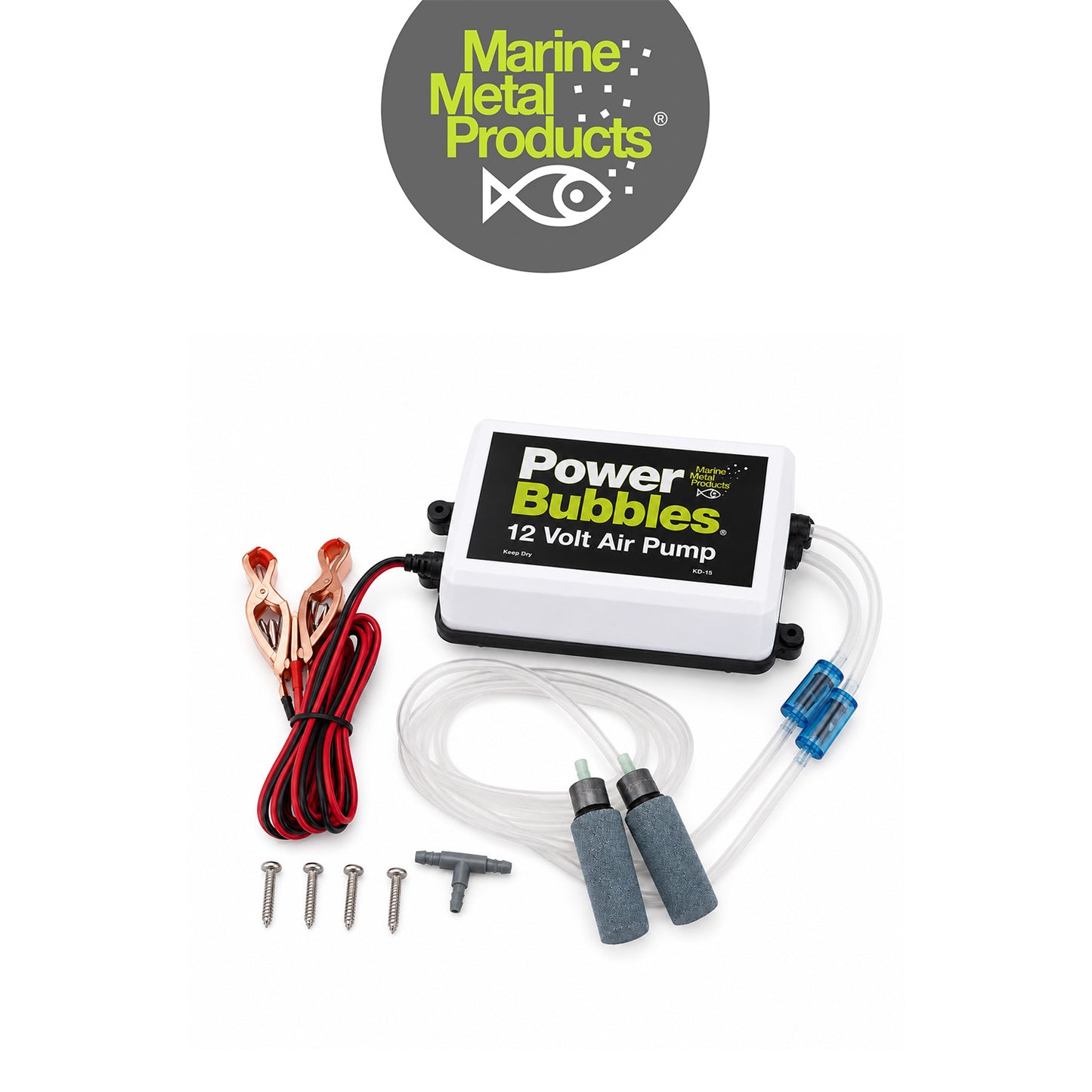 Marine Metal Power Bubbles Aerator – Delivers 10% More Oxygen Flow