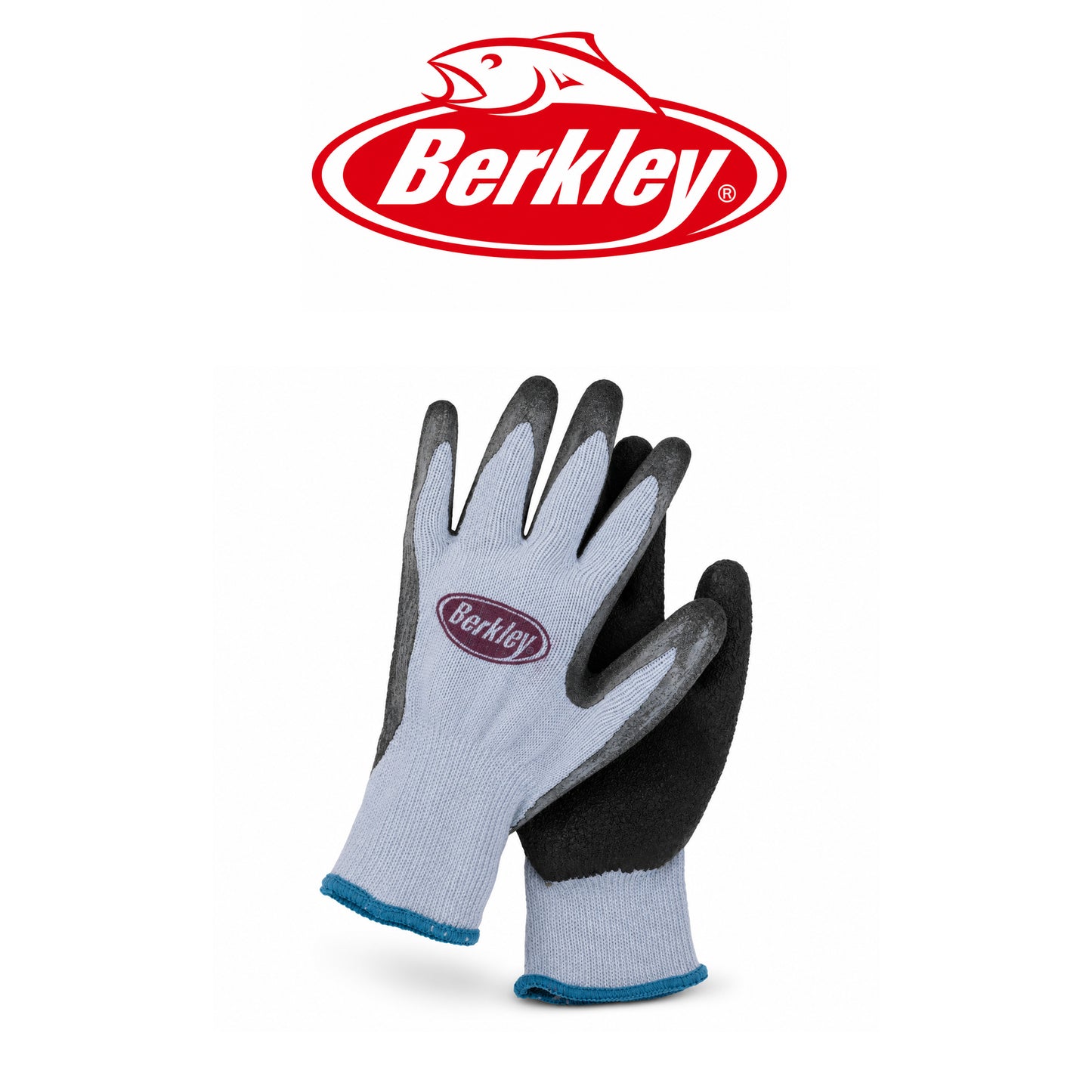 Berkley Fishing Gloves – Durable Breathable Fishing Gloves in Blue/Grey or Pink