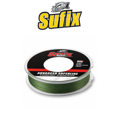 Sufix 832 Advanced Superline Braid Fishing Line Low-Vis Green